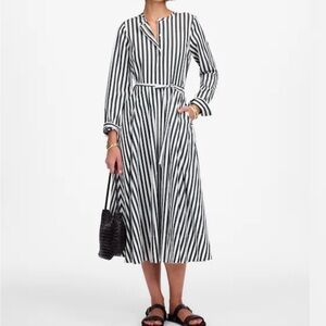 Madewell Tie-Waist Midi Shirtdress